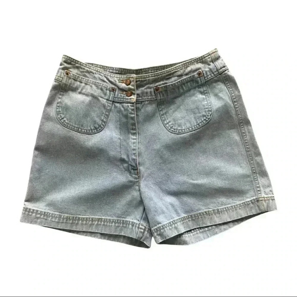 Vintage Esprit High Waisted Mom Jean Shorts Size 7 - Picture 1 of 6